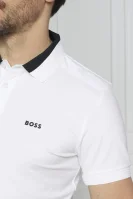 Polo Paule | Slim Fit BOSS GREEN weiß