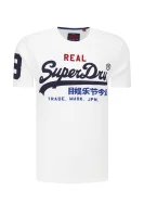 T-Shirt vintage LOGO TRI |       Slim Fit Superdry weiß