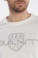 T-shirt | Regular Fit Gant weiß