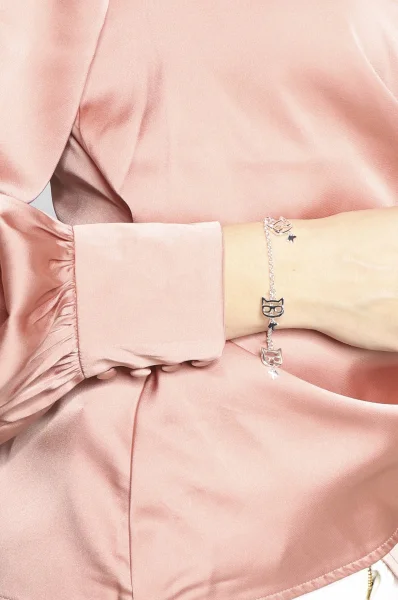 Armband K/Ikonik Choup Charms Karl Lagerfeld silber
