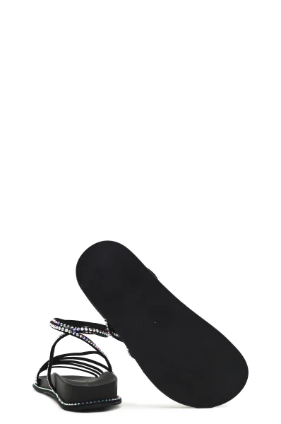 Sandalen |mit zusatz von leder Le Silla schwarz