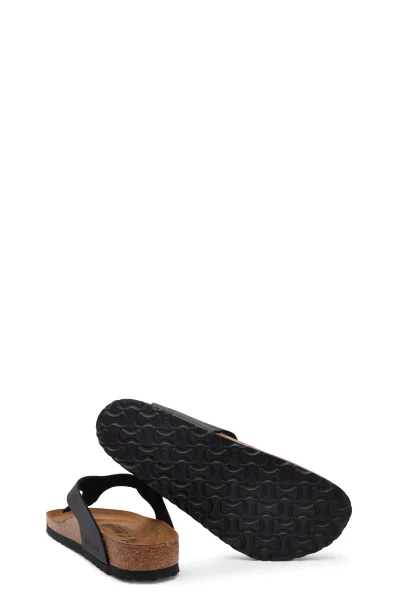 Flip-flops Gizeh |mit zusatz von leder Birkenstock schwarz