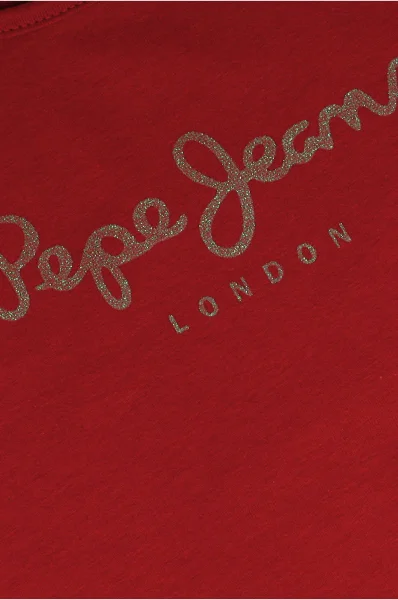 t-shirt hana glitter | regular fit Pepe Jeans London rot