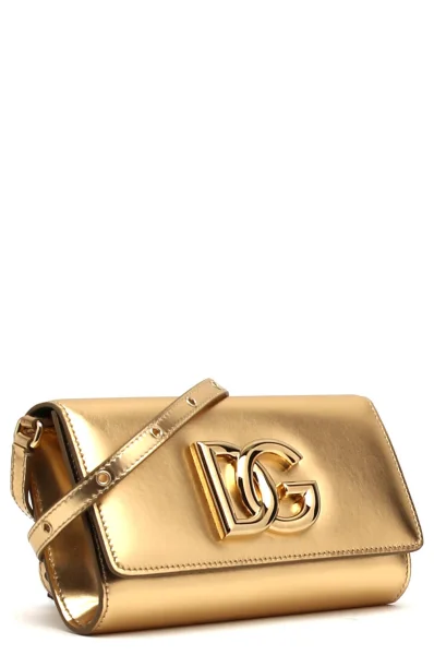 leder crossbodytasche Dolce & Gabbana gold