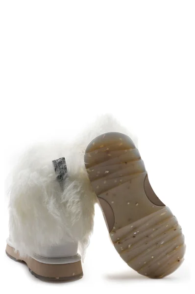 Leder schneeschuhe Blurred Glossy |mitzusatzvonwolle EMU Australia weiß