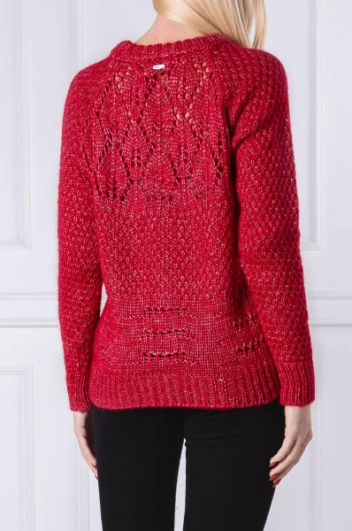 pullover gaenoir | regular fit |mit zusatz von wolle GUESS rot