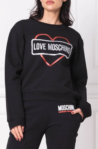 sweatshirt |       regular fit Love Moschino schwarz