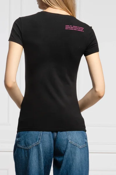 t-shirt kamelia | slim fit GUESS schwarz