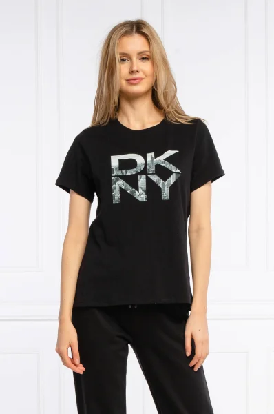 t-shirt | regular fit DKNY Sport schwarz