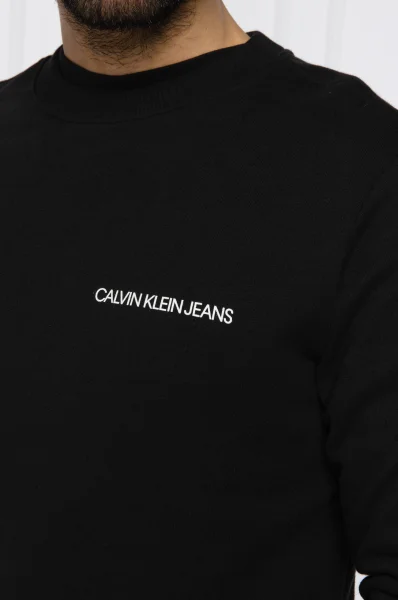 sweatshirt monogram | regular fit CALVIN KLEIN JEANS schwarz