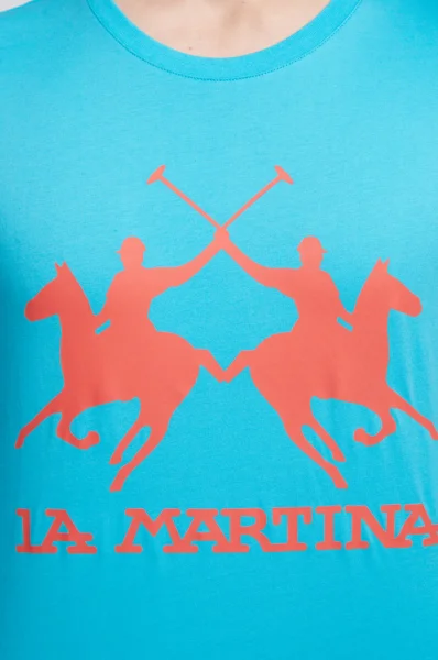 t-shirt | regular fit La Martina himmelblau