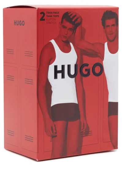 Tanktop 2-pack Hugo Bodywear Graphit