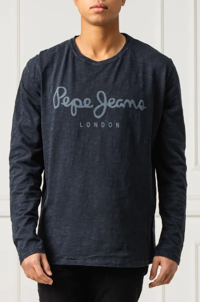 longsleeve essential | slim fit Pepe Jeans London dunkelblau
