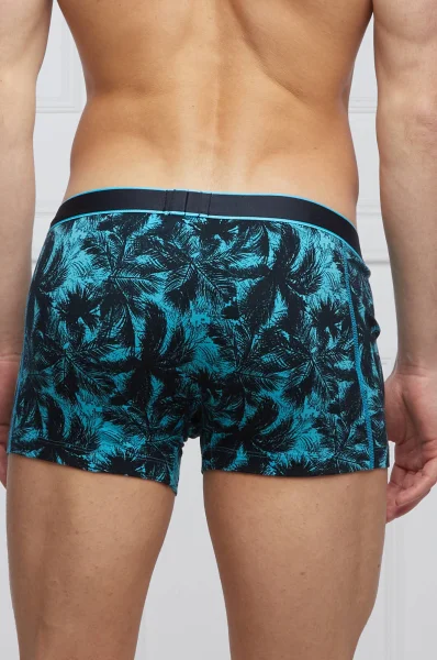 boxershorts trunk 24 print BOSS BLACK dunkelblau