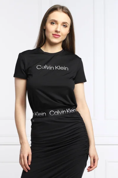 t-shirt | slim fit Calvin Klein Performance schwarz