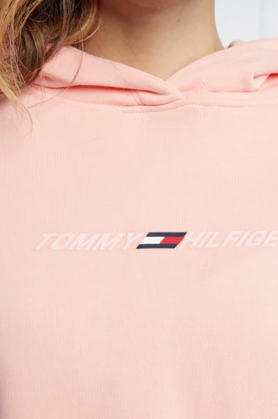 sweatshirt graphic | cropped fit Tommy Sport puderrosa