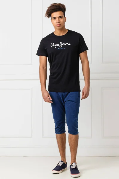 t-shirt eggo | regular fit Pepe Jeans London schwarz