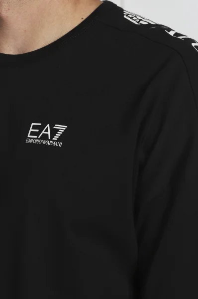 t-shirt | regular fit EA7 schwarz