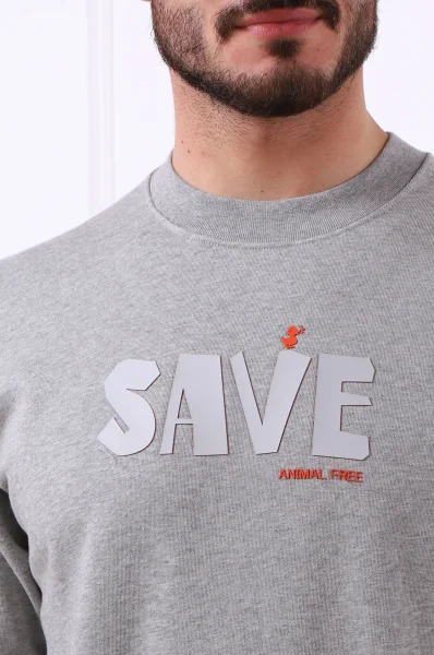 Sweatshirt RENAN | Slim Fit Save The Duck grau