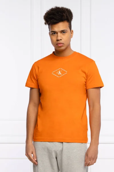 t-shirt | regular fit CALVIN KLEIN JEANS orange