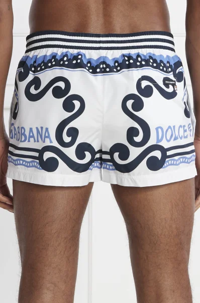 Badeshorts | Longline Fit Dolce & Gabbana blau 