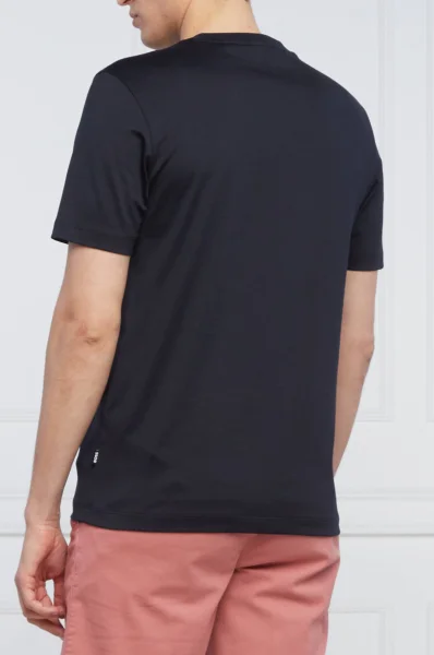 t-shirt tiburt 287 | regular fit |mercerisiert BOSS BLACK dunkelblau