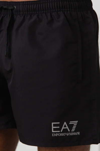 badeshorts | regular fit EA7 schwarz
