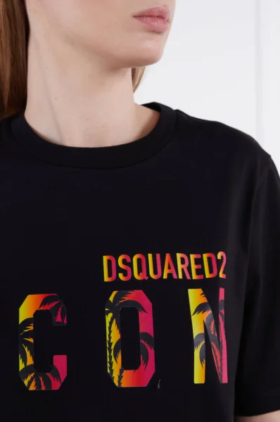 T-shirt | Regular Fit Dsquared2 schwarz