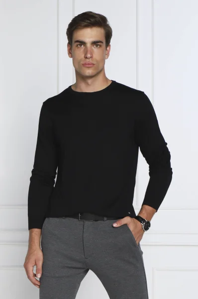 woll pullover | regular fit Joop! schwarz