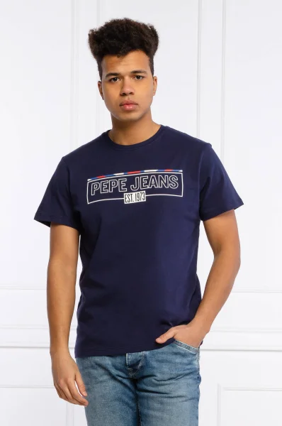 t-shirt dennis | regular fit Pepe Jeans London dunkelblau