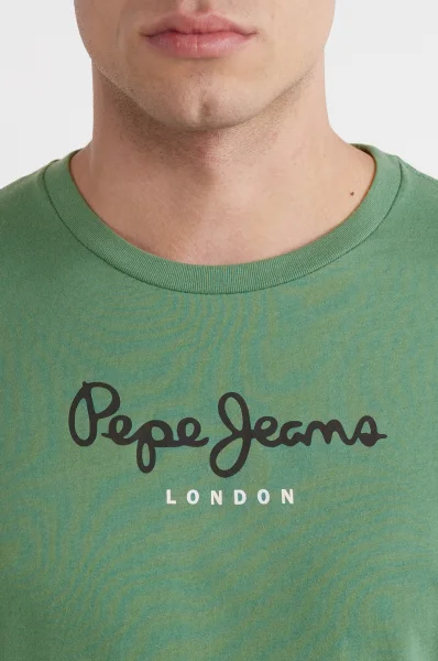 T-shirt eggo | Regular Fit Pepe Jeans London grün