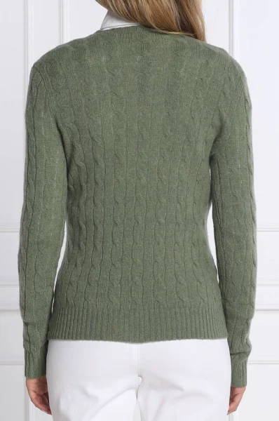 woll pullover | regular fit |mit zusatz von kaschmir POLO RALPH LAUREN olivgrün