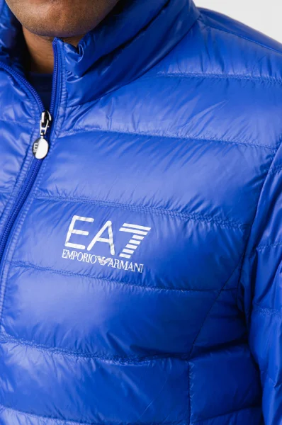 Daunen Jacke |       Regular Fit EA7 blau 