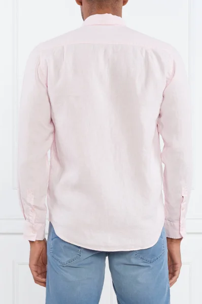 Leinen hemd | Regular Fit Vilebrequin puderrosa