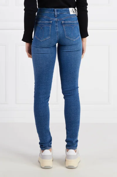 Jeans MID RISE SKINNY | Skinny fit CALVIN KLEIN JEANS blau 