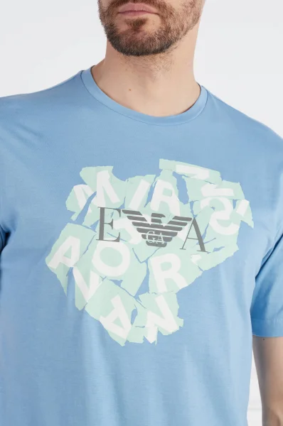 T-shirt | Regular Fit Emporio Armani himmelblau