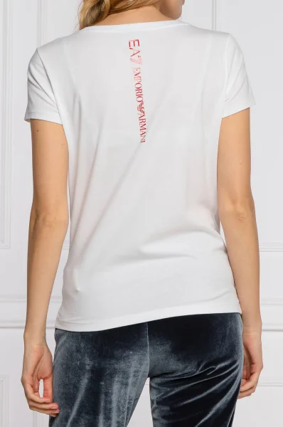 t-shirt | slim fit EA7 weiß