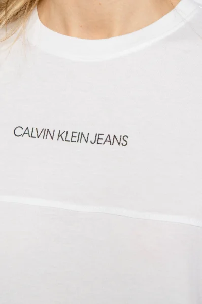 t-shirt | cropped fit CALVIN KLEIN JEANS weiß