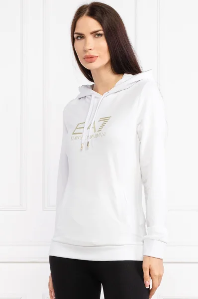 sweatshirt | regular fit EA7 weiß