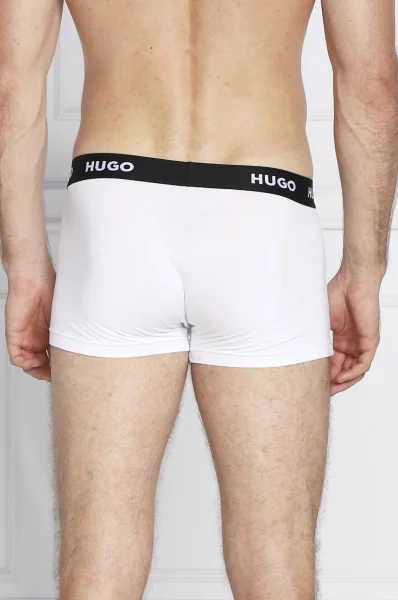 boxershorts 3-pack trunk triplet pack Hugo Bodywear weiß