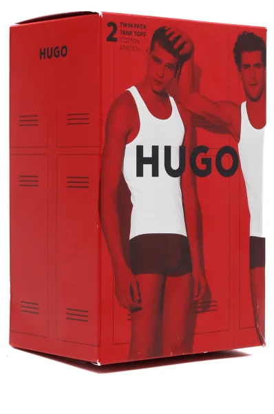 Tanktop 2-pack Hugo Bodywear weiß