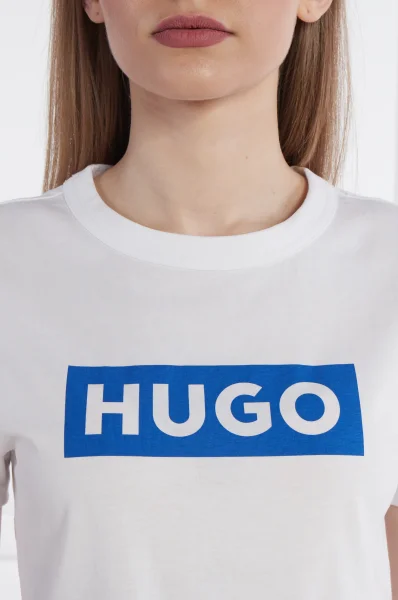T-shirt Classic Tee_B | Regular Fit Hugo Blue weiß