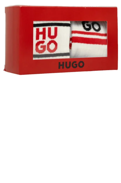 Socken 2-pack 2P QS GIFTSET Hugo Bodywear weiß