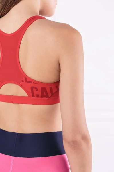 zweiseitiger BHS     racerback sb print Calvin Klein Performance rot