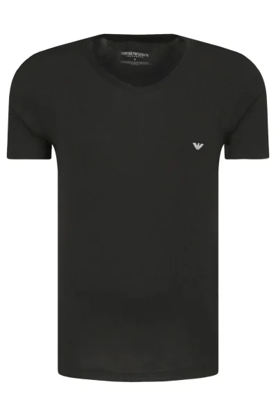 t-shirt 2-pack Emporio Armani schwarz