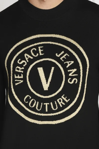 woll pullover | slim fit Versace Jeans Couture schwarz