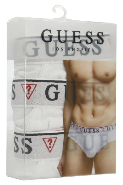 slips 3-pack hero |baumwollstretch Guess Underwear weiß