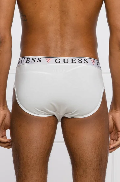 slips 3-pack hero |baumwollstretch Guess Underwear weiß