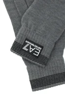 handschuhe |mit zusatz von wolle EA7 grau