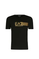 t-shirt | regular fit EA7 schwarz